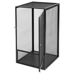 Freestanding Reptile Pet Feeding Net Box Aluminum Alloy Feeding Net Box 80cm