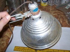250W Heating Lamp Bulb w Aluminium 10INCH CLAMP Reflector FOR CHICKEN PIGS&MORE
