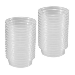 100pcs Crested Gecko Feeding Cups Reptile Feeder Bowls for Putting in Water a…